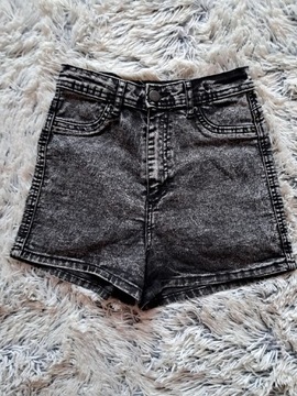 Krótkie spodenki jeans cropp marmurek xs/34