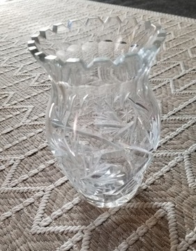 wazon kryształowy kryształ vintage PRL