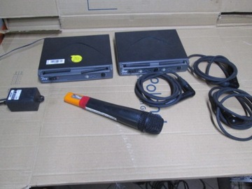 JTS US-8001D oraz JTS US-8002D + dwa mikrofony