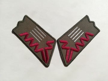 Patki galowe stopień plutonowy ZS mundur khaki 
