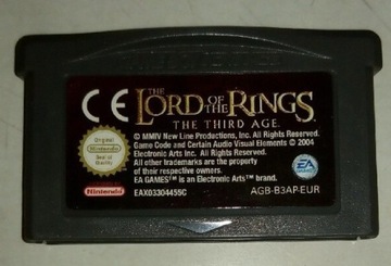 Gra The Lord of The Rings Game Boy Advance GBA EUR