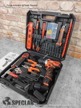 Wiertarko Wkrętarka Meister Tools + 2 AKU(MS-733)