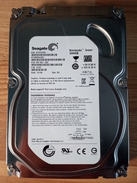 Dysk Seagate Barracuda 2TB 3,5"