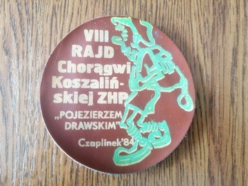 8 rajd Chorągwi Koszalińskiej ZHP Czaplinek'84 PRL