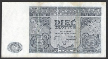 5 Złotych 1946 NBP