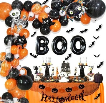 HALLOWEEN DEKORACJE URODZINOWE BALONY PREZENT