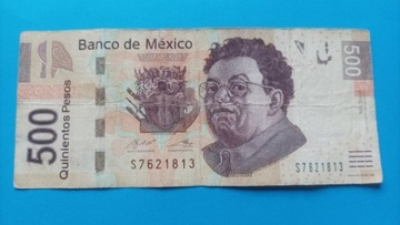 Meksyk 500 Pesos 2017 Seria BN