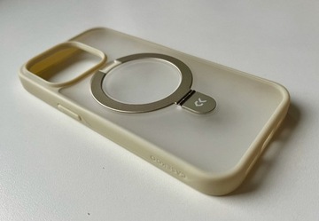 Plecki CASEKOO do Apple iPhone 14 Pro - kremowy