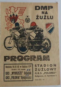DMP 1982 Polonia Wybrzeże żużel speedway 