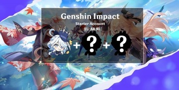 Genshin Impact Konto EU AR10 Furina + 2x Losowa 5*