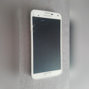 Smartfon Samsung Galaxy S5 - biały uszkodzony