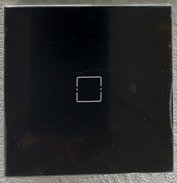 Włącznik światła WiFi dotykowy Smart Switch black