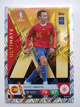 Topps Match Attax Euro 2024 Ultimate Iniesta 