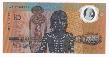 Australia 10 Dollars 1988 P49 Polimer UNC