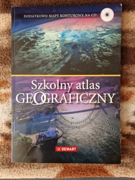 szkolny atlas geograficzny DEMART plus mapy na CD