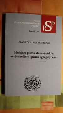 Mniejsze pisma atanazjańskie Atanazy Aleksandryjsk