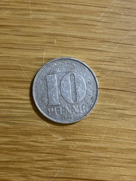 Moneta, Niemcy, 10 Pfennig, 1978 