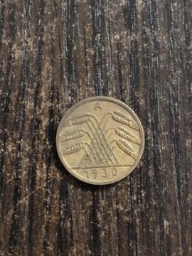 Niemcy 5 reichpfennig 1930rA