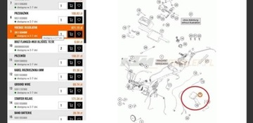 Regulator napięcia KTM duke 390 2021r 28111034000