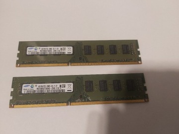 Sprzedam 2 sztuki DDR3 4GB RAM 10600U SAMSUNG
