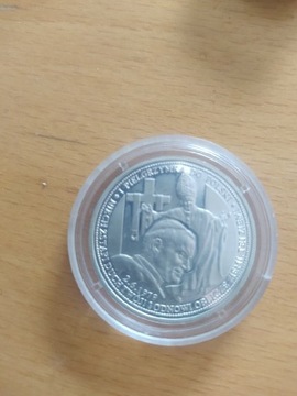 Moneta Jan Paweł II 2005 Pielgrzymka