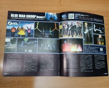 Blue Man Group Tokyo artykuł po japońsku magazyn 