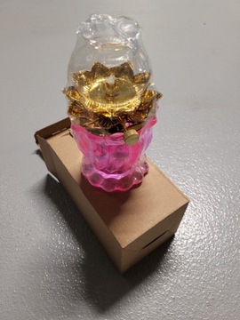 Mini ghee lamp lampa naftowa różowa