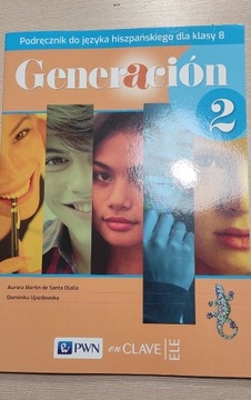 Podręcznik dla klasy 8 hiszpański Generacion 2