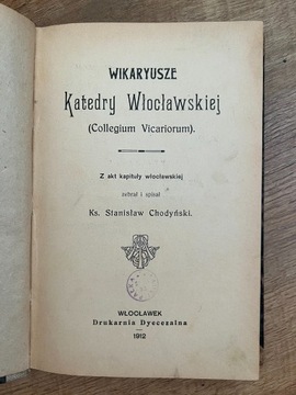 Chodyński S., Wikariusze katedry włocławskiej