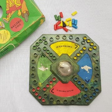 Gra planszowa Chińczyk PRL Vintage zabawki