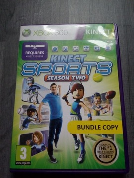 xbox 360 gra płyta kinect sports season two bundle