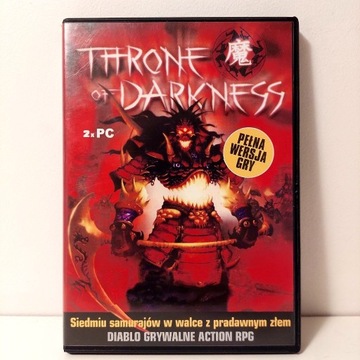 Throne of Darkness pc box dvd rom pudełko wersja pudełkowa gra gry game