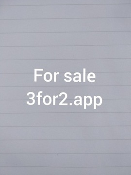 Sprzedam domenę 3for2.app