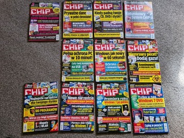 Magazyn CHIP 01-12/2009 rocznik bez 05/2009 + płyty DVD 