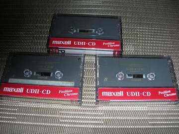 3xKASETA MAXELL UDII-CD 60 (NAGRANE)