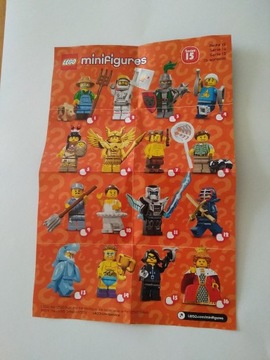 LEGO MINIFIGURKA,MINIFIGURES SERIA 15