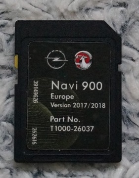 Karta SD z mapą NAVI 900  2017/2018r do Opel