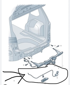 Instalacja haka Skoda OE 565971541F Skoda kodiaq