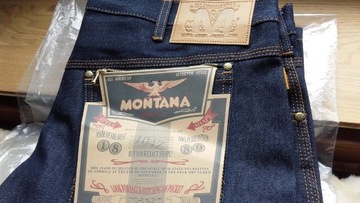 Spodnie dżinsy MONTANA jeans 34/34 90cm obwód