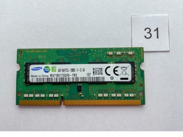 4GB 1600MHz DDR3 SAMSUNG PC3L-12800S-11-12-B4