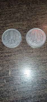 1 złotych z 1986 roku komplet dwóch