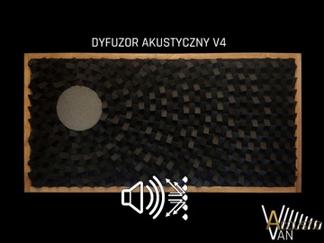 50x120 | Panel Akustyczny, Dyfuzor, Dekoracja V4