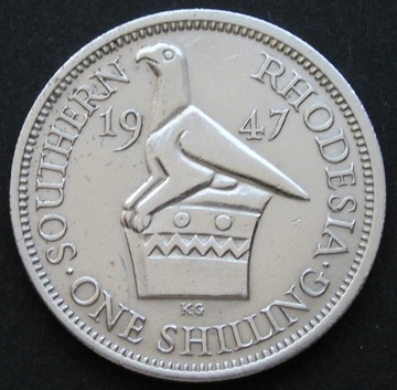 Rodezja 1 shilling 1947 - król Jerzy VI