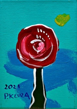 Paweł KLUZA (ur.1983) obraz 'Róża'