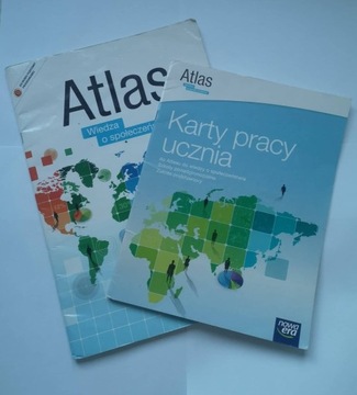 ZESTAW atlas i karty pracy ucznia wos nowa era