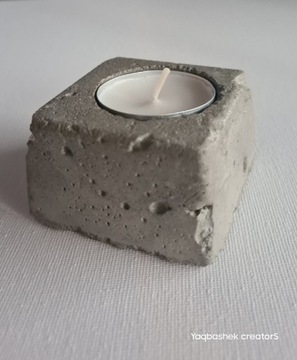 Świecznik betonowy