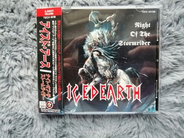 Japan CD ICED EARTH Night of the Stormrider 1 st.