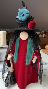Halloweenowa czarownica #handmade