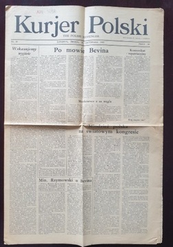 KURJER POLSKI THE POLISH MESSENGER 1945 R.