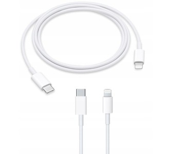 Kabel do ładowania Apple iPhone Lightning USB/C 1m OKAZJA NOWY